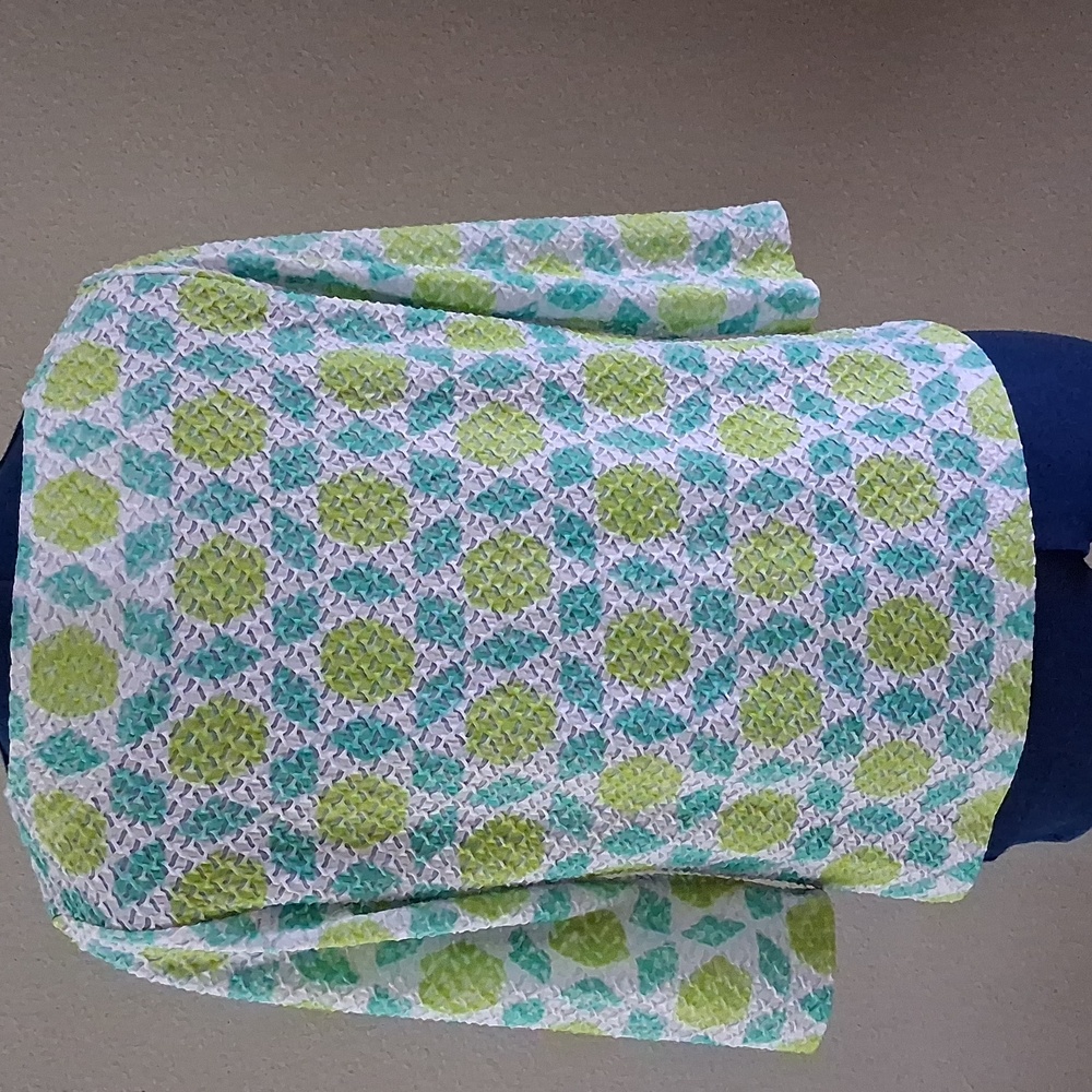 Ruby Rd. Textured Geometric Patterned Jersey Top - Picture 3 of 10
